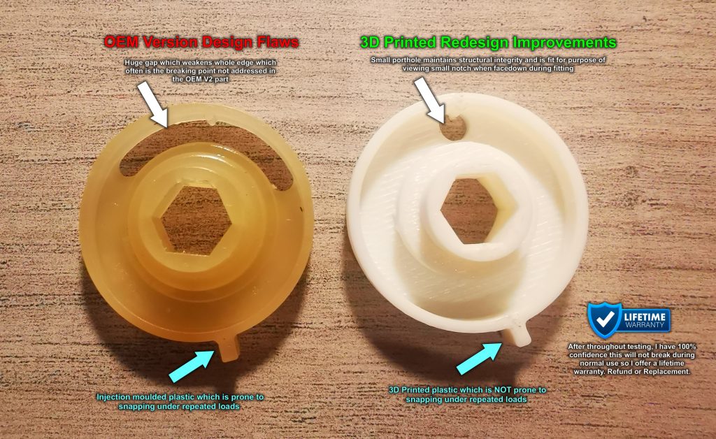 Jaguar XF Air vent cog